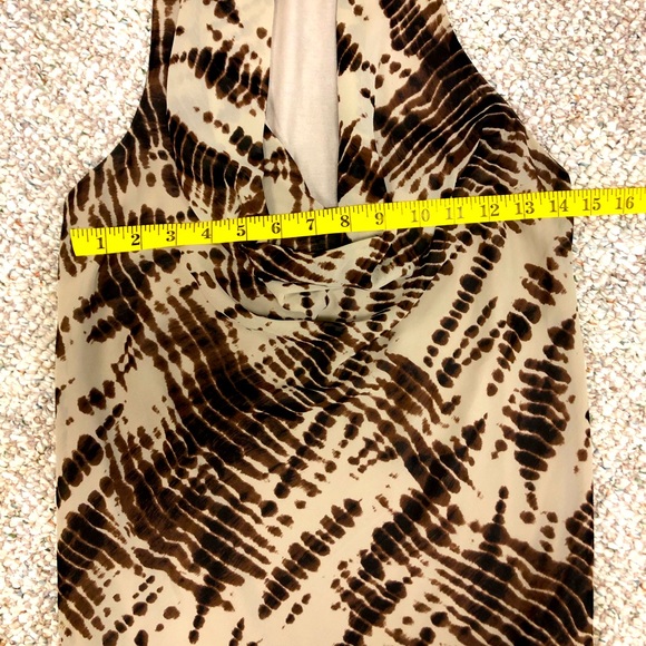 Ann Taylor retail store cowl neck sleeveless top - Picture 3 of 4